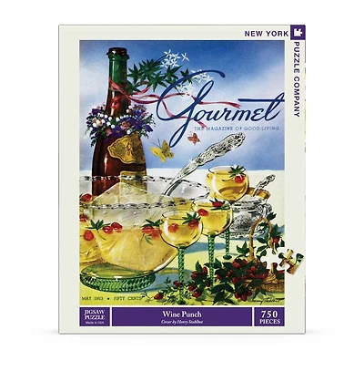 New York Puzzle Company Wine Punch 750 Piece Puzzle