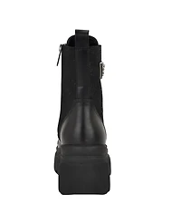 Guess Women's Yarini Platform Lug Combat Boots