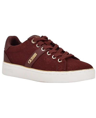 Guess Women's Britz Low Profile Lace-Up Sneakers