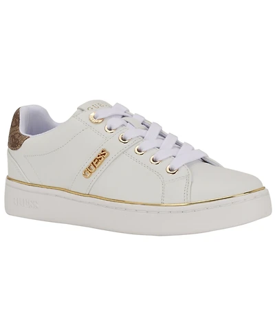 Guess Women's Britz Low Profile Lace-Up Sneakers