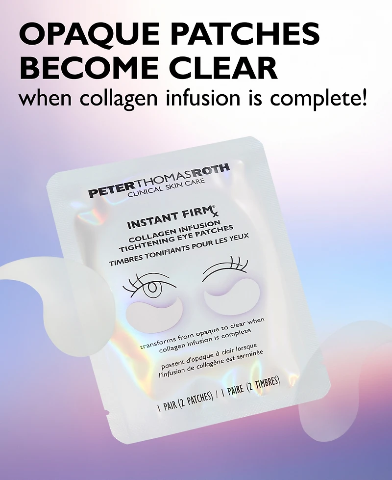 Peter Thomas Roth Instant FIRMx Collagen Infusion Tightening Eye Patches, 8 pairs