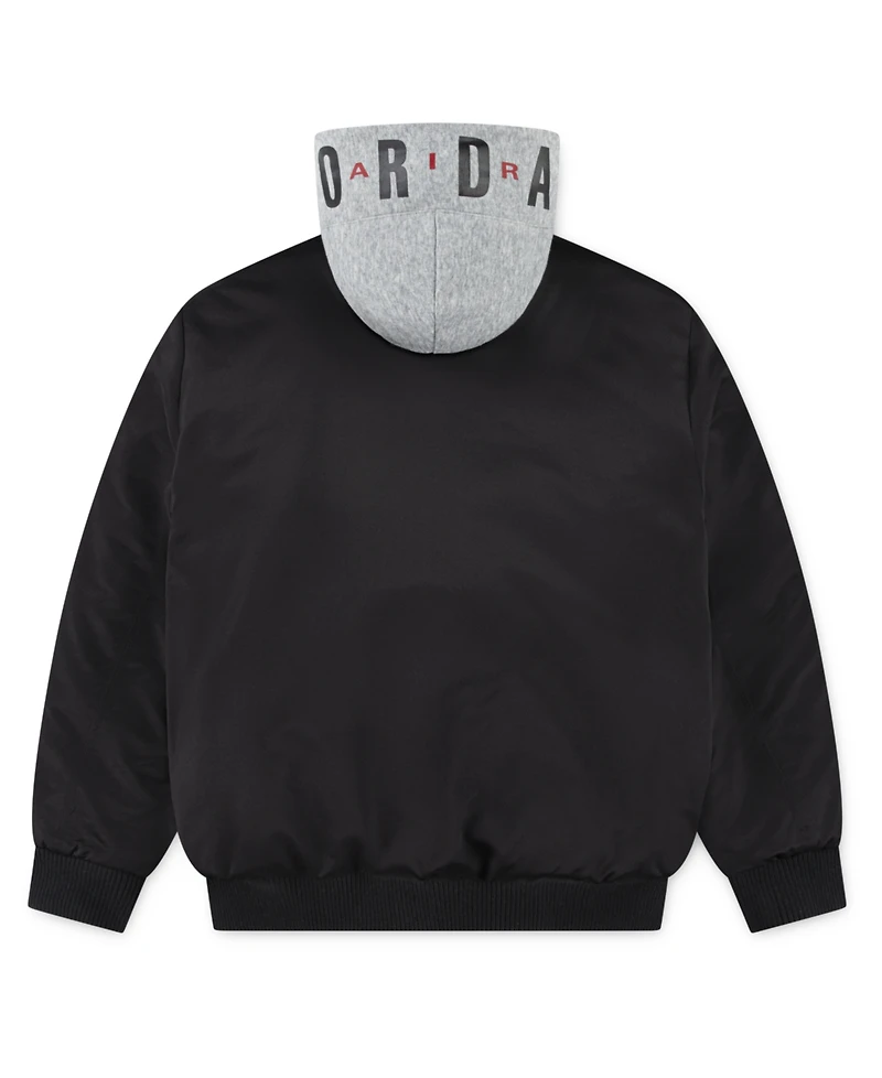 Jordan Big Boys Hooded Bomber Jacket