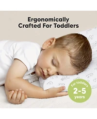 KeaBabies Toddler Pillow with Pillowcase, Small for Sleeping