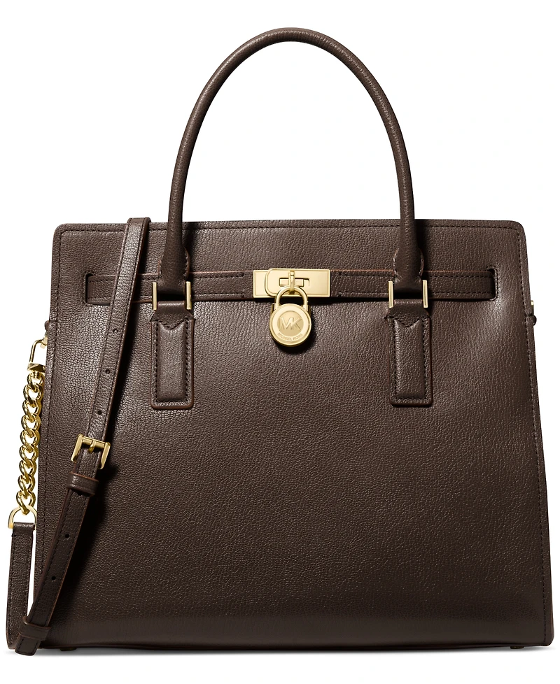 Michael Kors Hamilton Large Leather Satchel