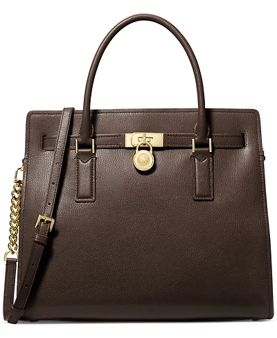 Michael Kors Hamilton Large Leather Satchel