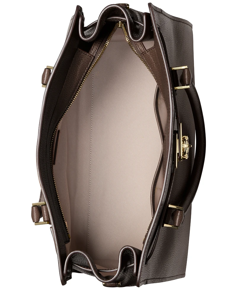 Michael Kors Hamilton Large Leather Satchel