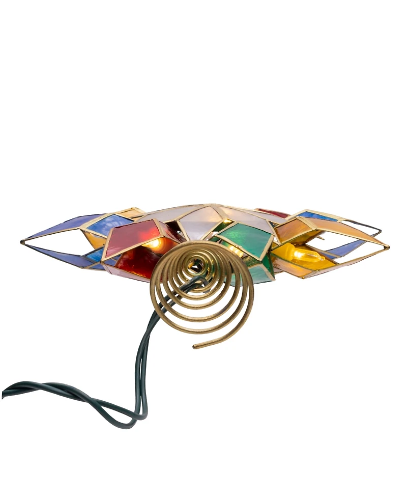 Kurt Adler 10-Light Capiz Star Treetop