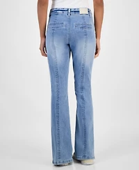 Dollhouse Juniors' Mid-Rise Seamed Bootcut Jeans