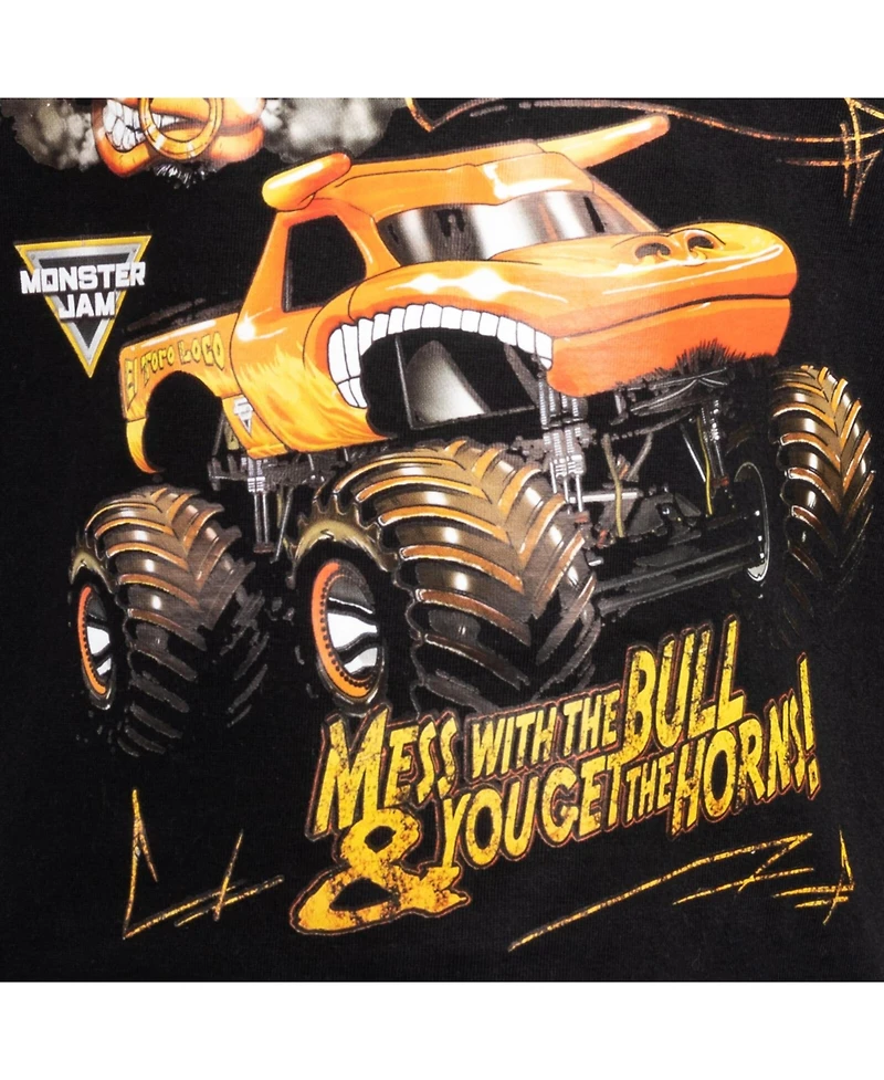 Monster Jam Toddler Boys T-Shirt and Shorts Outfit Set