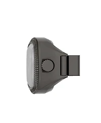 Fossil Unisex Nick Jonas x Machine Luxe Vignette Gunmetal Stainless Steel Ring Watch, 18.5mm