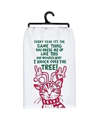 Primitives by Kathy Why I Knock Over the Tree Kitchen Towel