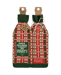 Primitives by Kathy Does Alcohol Count as Holiday Spirit Bottle Sock