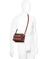 Mancini Men's Buffalo Zippered Organizer Pocket Bag