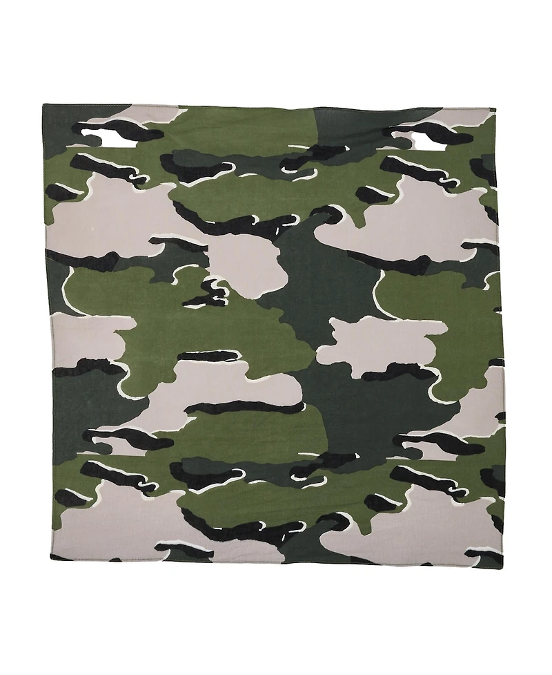 Camo Pattern 22" x 22" 6-Pack Bandana Set