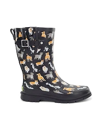 Western Chief Womens Dog Pack Mid Rain Boot