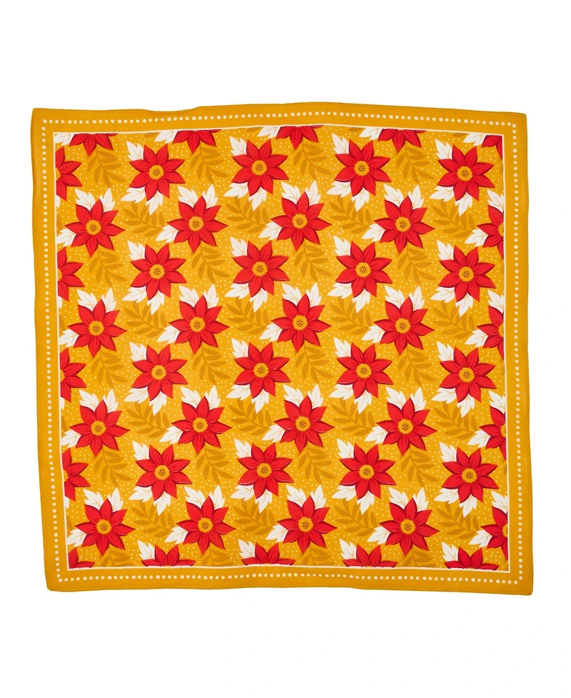 Floral Pattern 22" x 22" 6-Pack Bandana Set