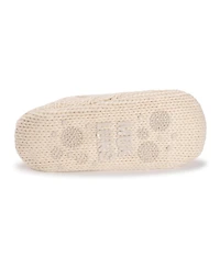 Muk Luks Women's Chunky Ballerina Slipper With Ribbed Heel