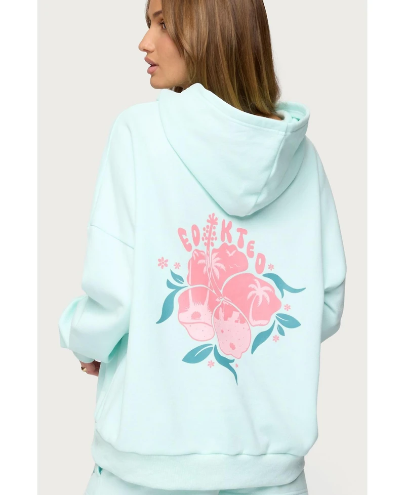 Edikted Women's Beach Bloom Hoodie