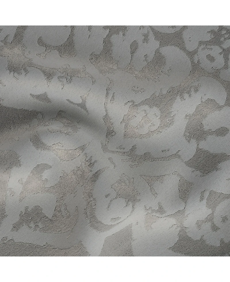 Kate Aurora Living 2 Pack Delaney Room Darkening Damask Print Grommet Curtain - 52 in. W x 84 L