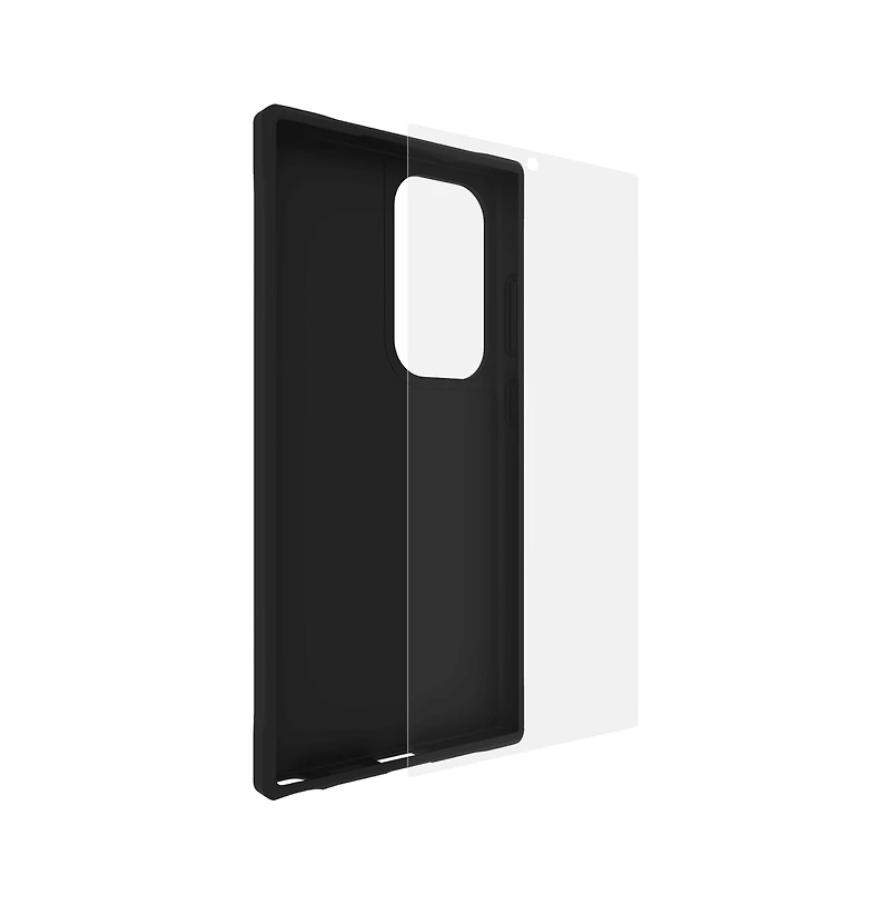 Case-Mate Protection Pack Tough Case and Glass Screen Protector for Samsung Galaxy S24 Ultra-Black