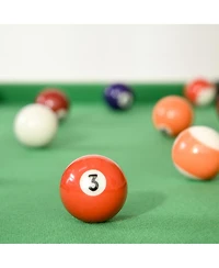 Soozier 40'' Mini Pool Table Set Tabletop Billiards Game, Easy Folding with Cues