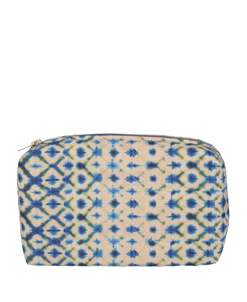 Designers Guild Shibori Cobalt Medium Toiletry Bag