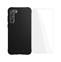 Case-Mate Protection Pack Tough Case and Glass Screen Protector for Samsung Galaxy S23 Plus-Black
