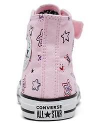 Converse Little Girls Chuck Taylor All Star Doodles Stay-Put Closure Strap High Top Casual Sneakers from Finish Line