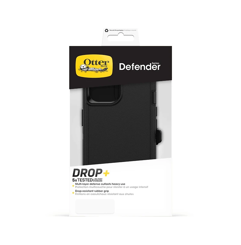 OtterBox Defender Case for Apple iPhone 15 / iPhone 14 / iPhone 13-Black