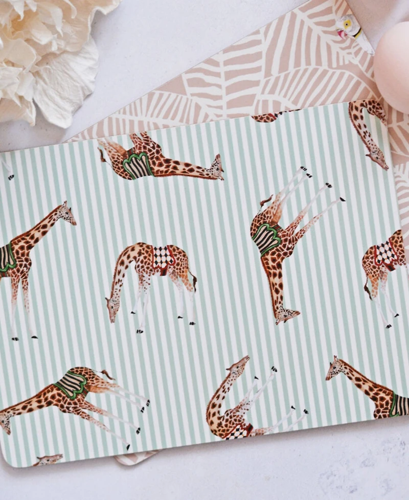 Yvonne Ellen Safari Placemats, Set of 4