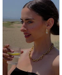 Tseatjewelry Lulu Necklace 18k gold plated on stainless steel