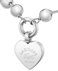Lacoste Logo Heart Beaded Bracelet