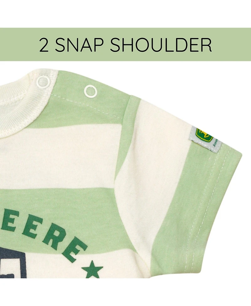 John Deere Baby Boys Romper