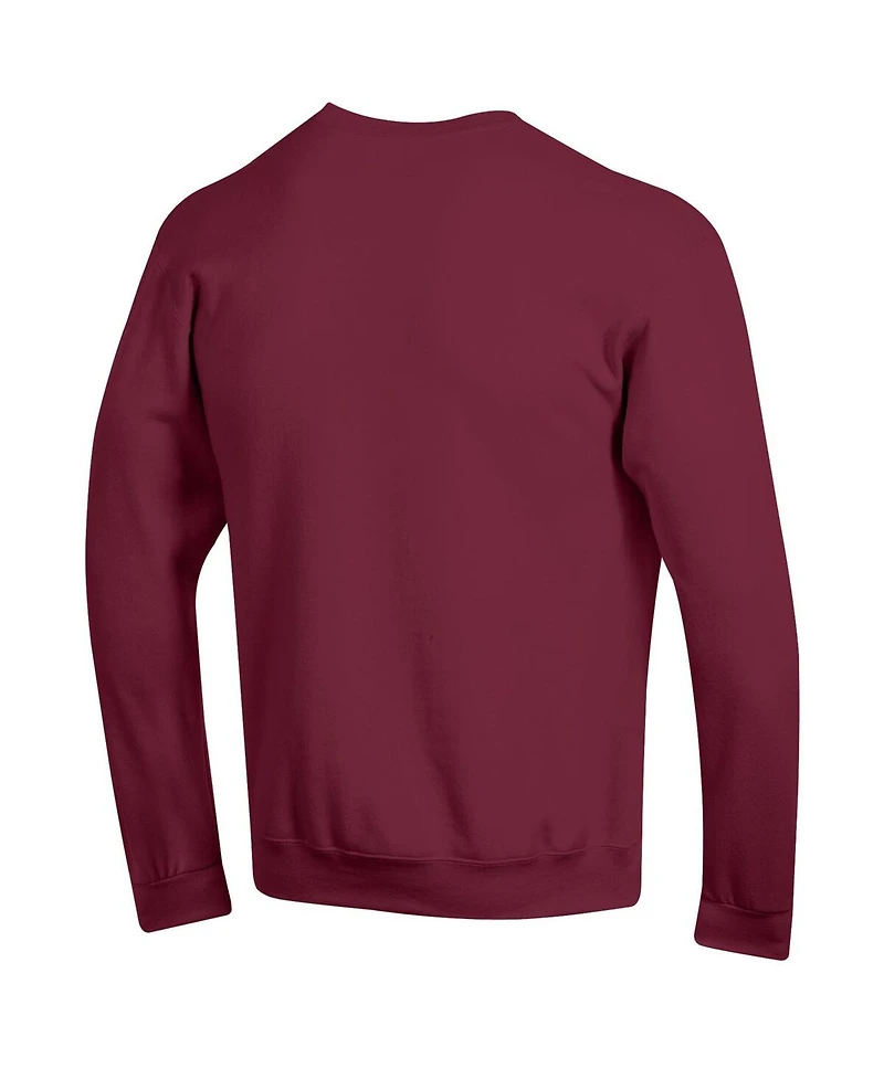 Champion Men's Garnet South Carolina Gamecocks Arch Over Logo Pullover Sweatshirt