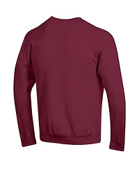 Champion Men's Garnet South Carolina Gamecocks Arch Over Logo Pullover Sweatshirt
