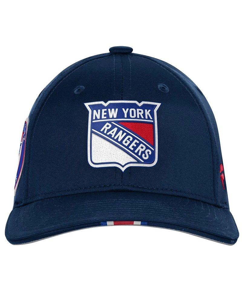 Fanatics Big Boys and Girls Navy New York Rangers 2025 Nhl Draft Authentic Pro On-Stage Podium Adjustable Hat