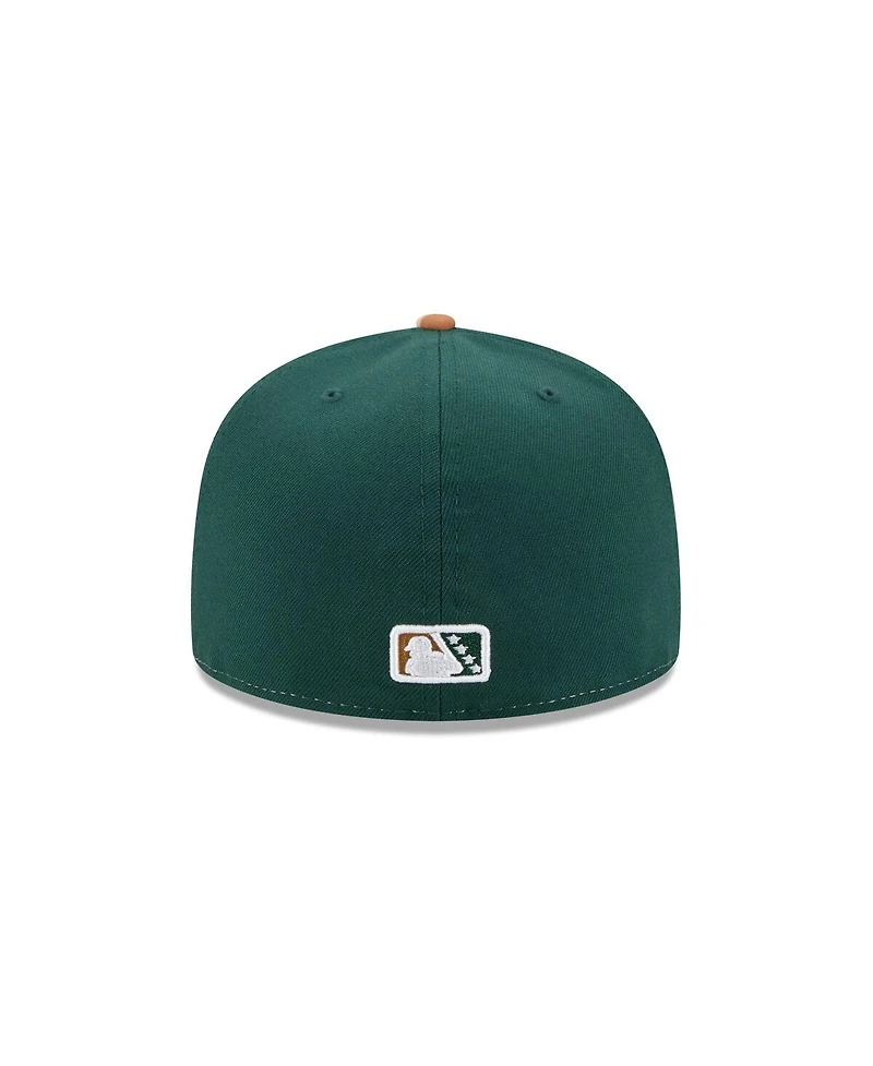 New Era Men's White Charleston RiverDogs Theme Nights 59FIFTY Fitted Hat