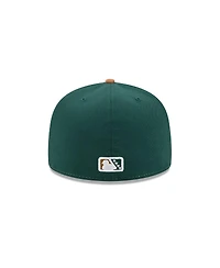 New Era Men's White Charleston RiverDogs Theme Nights 59FIFTY Fitted Hat