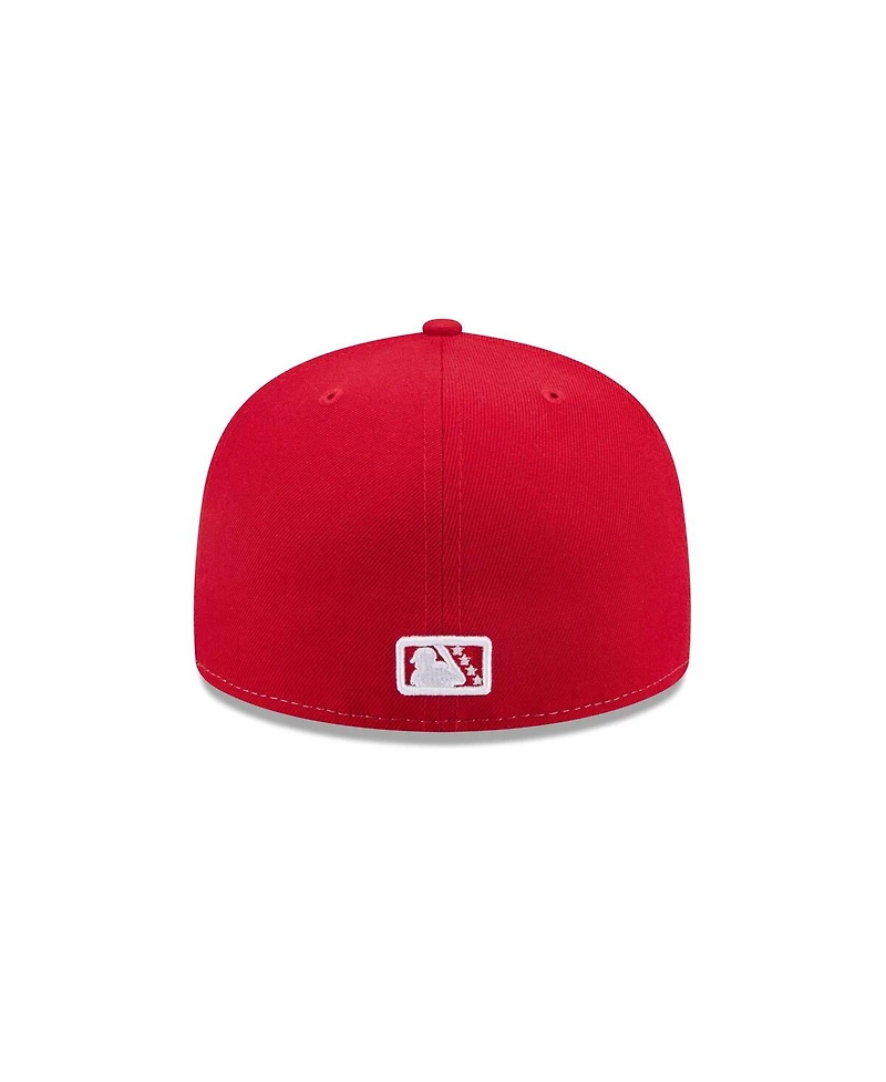 New Era Men's Red Lehigh Valley IronPigs Theme Nights 59FIFTY Fitted Hat