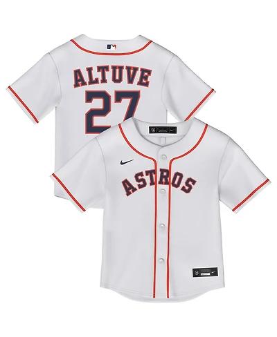 Nike Baby Boys and Girls Jose Altuve White Houston Astros Home Replica Jersey