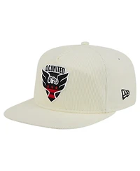 New Era Men's Cream D.c. United 2025 Kickoff Snapback Golfer Hat