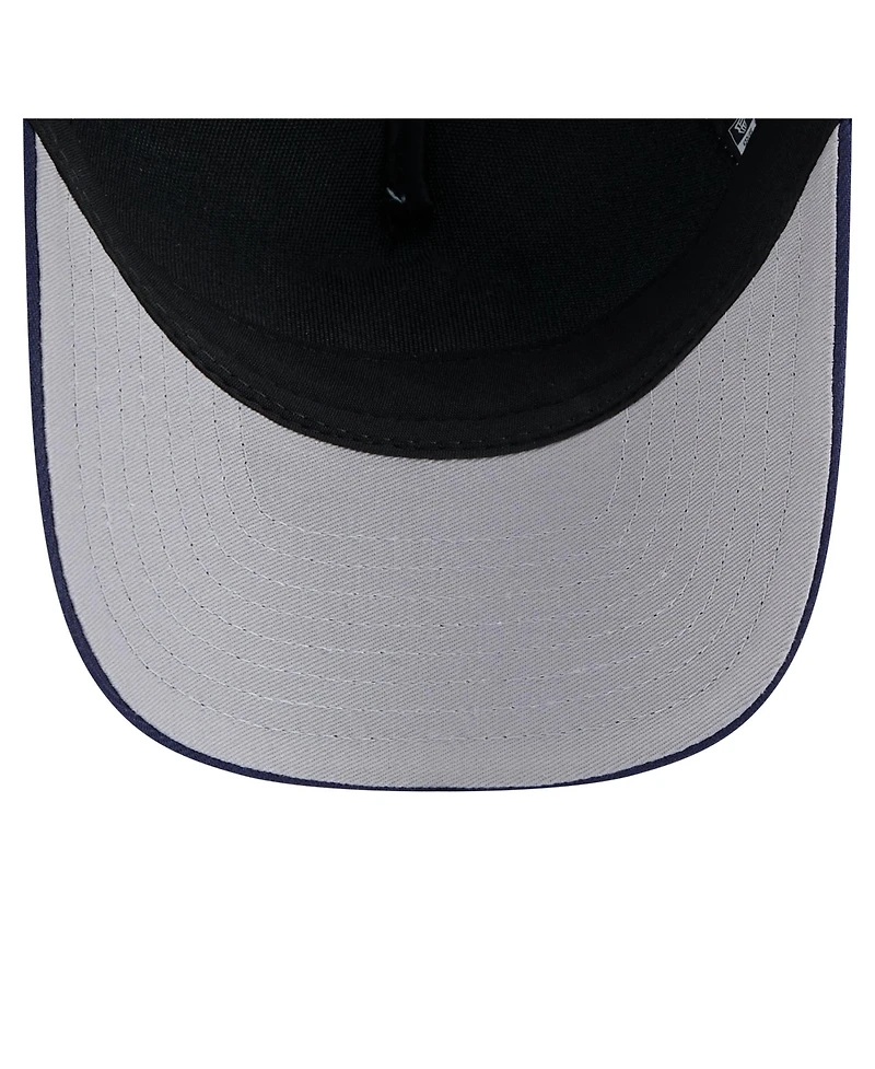 New Era Men's Light Blue/Navy Miami Marlins 2-Tone Color Pack 9FORTY M-Crown A-Frame Adjustable Hat