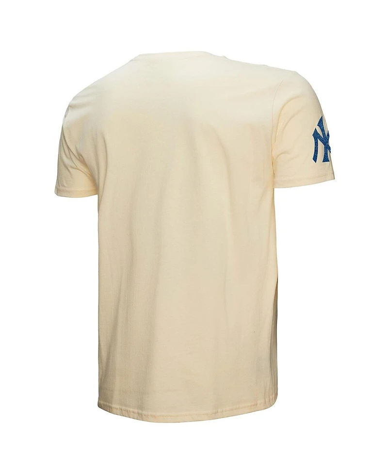 Mitchell & Ness Men's Mickey Mantle Cream New York Yankees Cooperstown Collection Player T-Shirt