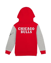 Outerstuff Toddler Red Chicago Bulls Fair Catch Fleece Pullover Hoodie