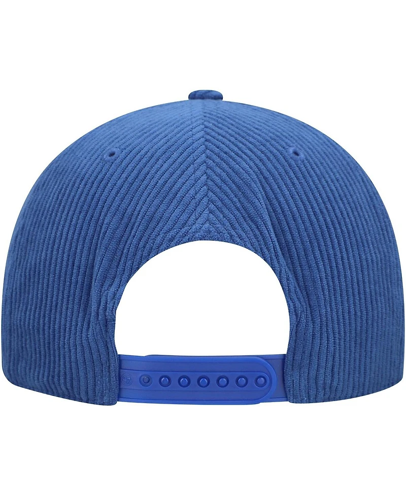 '47 Brand Men's Royal Philadelphia 76ers Double Header Side Patch Cord Hitch Adjustable Hat