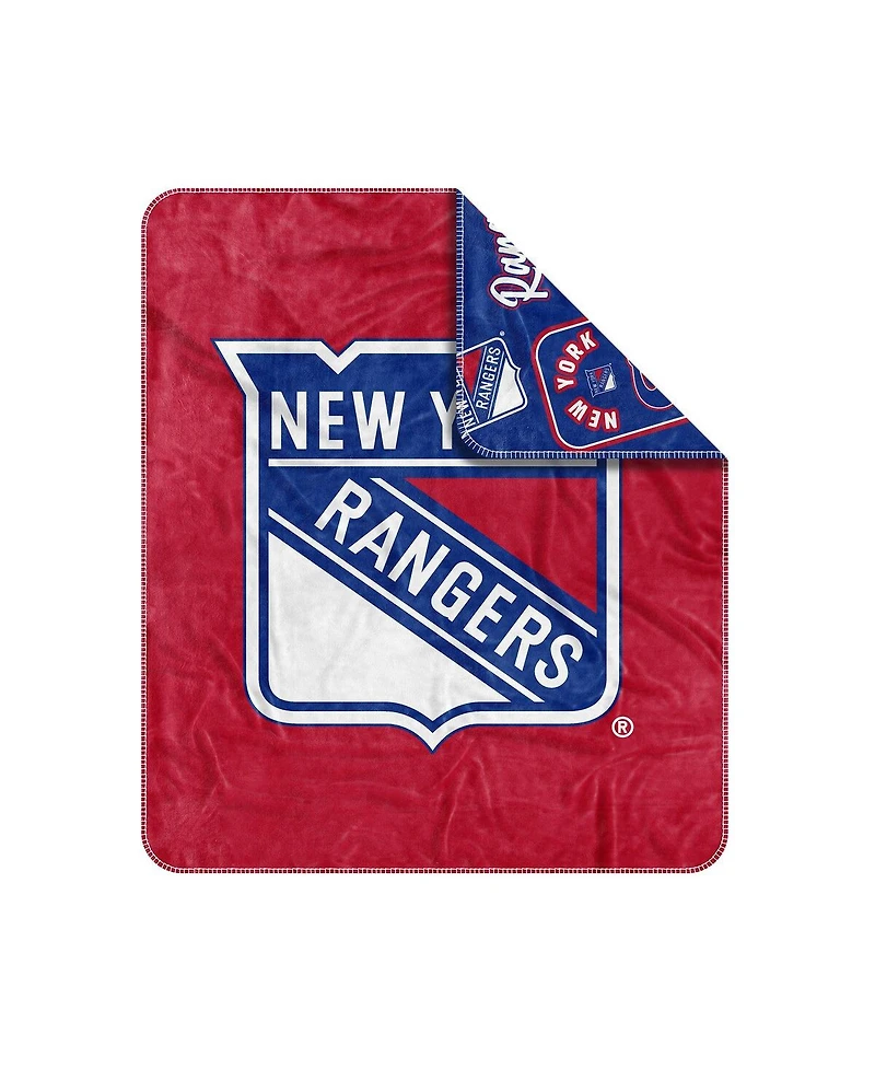 Logo Brands New York Rangers 50" x 60" Dream Weave Throw