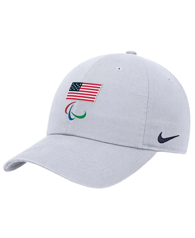 Nike Men's White U.s. Paralympics Club Adjustable Hat