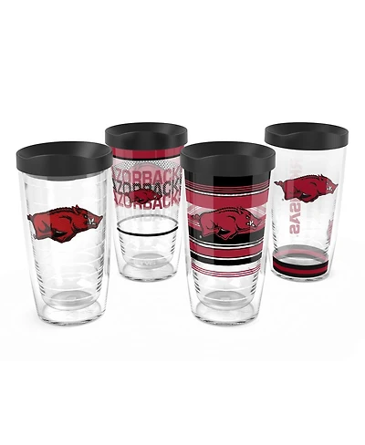 Tervis Arkansas Razorbacks Four-Pack 16oz. Classic Tumbler Set