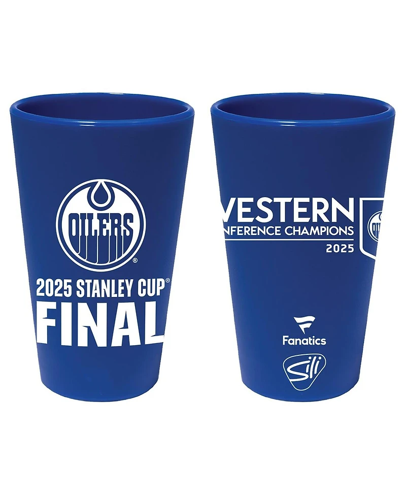 Wincraft Edmonton Oilers 2025 Stanley Cup Final 16oz. Silicone Pint Glass