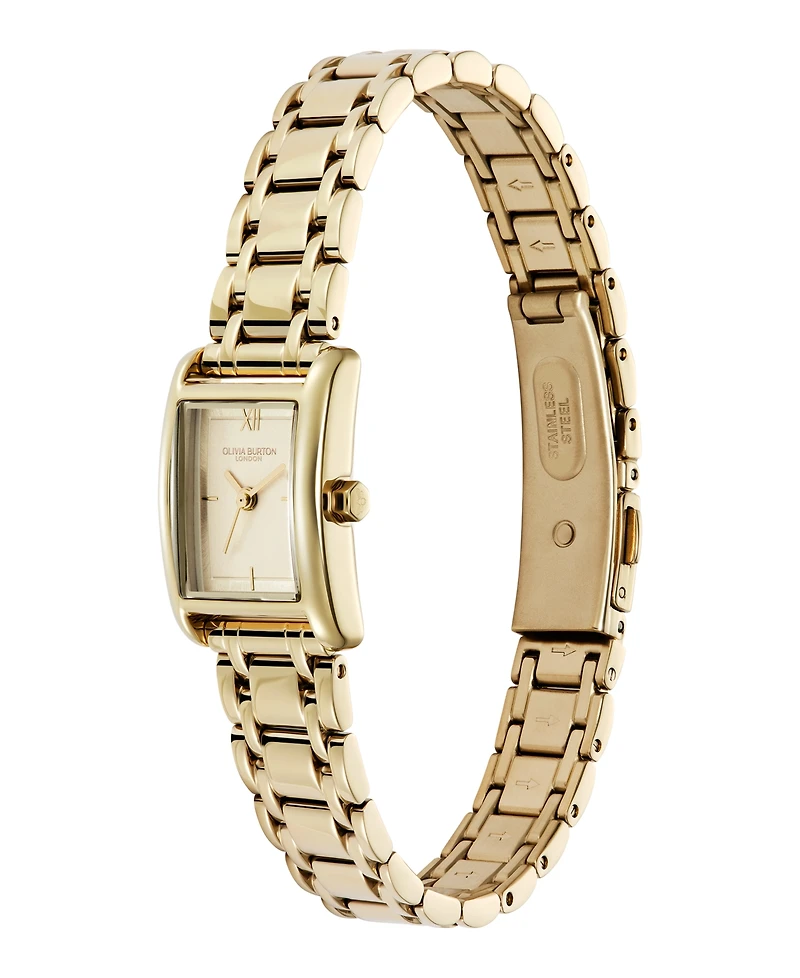 Olivia Burton Women's Mini Grove Gold Tone Stainless Steel Bracelet Watch, 16mm